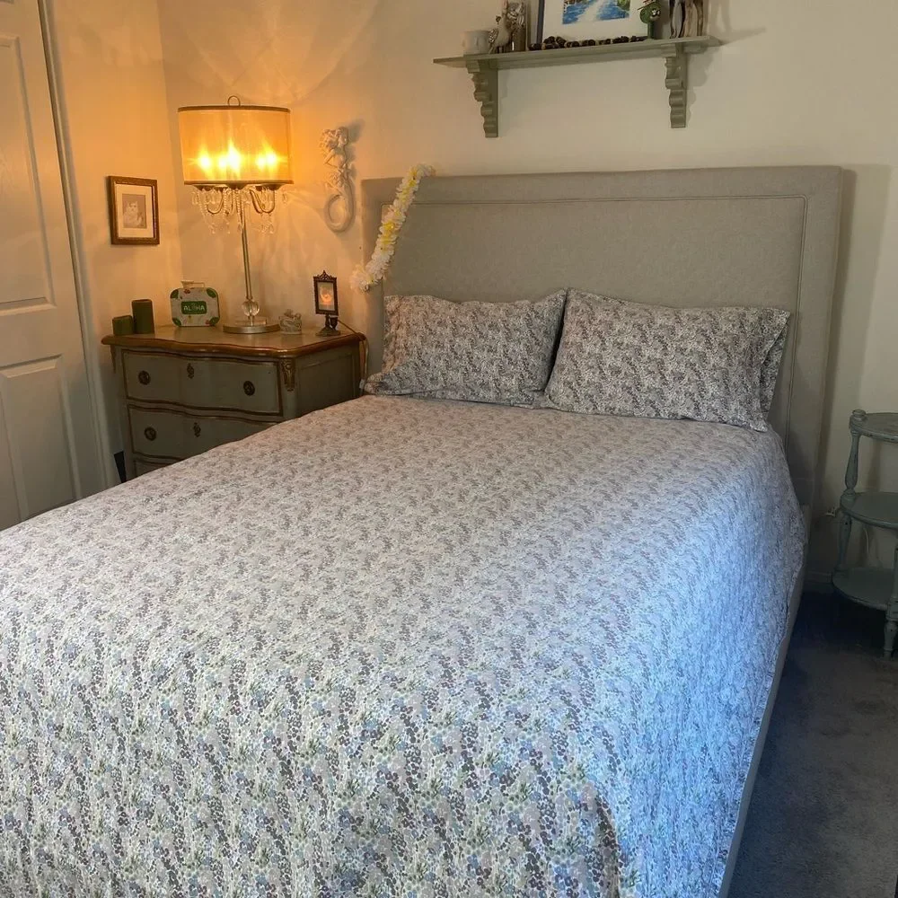 Threshold Flat Sheet w/ 2 pillowcases Queen floral